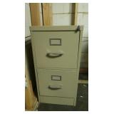 2-drawer Metal Filing Cabinet 15x25x29"