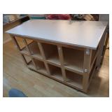 Crafting Suite Workspace-dropleaf side, storage