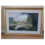 Richard Christian "Marsh View" 49.5x35 framed