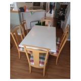 Kitchen Table w/4 Chairs 54x34x29