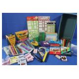 NIB Crayola Crayons 64 pk, Scotch Magic Tape,