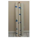3 Rolls of Padded Vinyl Tablecloth 55"w