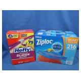 New Ziploc Quart Bags, Hefty Quart Storage Bags