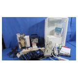 Surge Protectors, Work Light, Notepads
