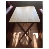 Folding Wooden Tray Table 15x19x26"