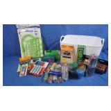 Office Supplies-Pens, Pencils, Tape, Batteries