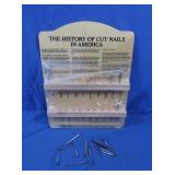 History of Nails in American Display Board