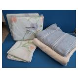 NIP King Flat & Fitted Sheets & Pillowcase, USCC