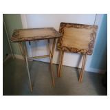 Small Decorative Foldable TV Table 15x12x22"h