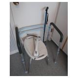 Ambulatory Aids-Shower Chair, Adj Cane, Squeegee,