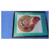 Merry Christmas Santa Artwork 21.5x28