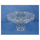 LE Smith Moon & Stars Glass Cake Stand