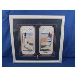 R Morgan (1996) Lighthouse Framed Art 23x22