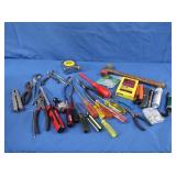 Rubber Hammer, Screwdrivers, Stanley Tape Measure