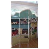 Sandi Wickershar Resnick Painted Wooden Screen, 4