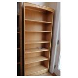 Ethan Allen Solid Blonde Wood Bookcase 30x11x73
