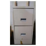2-drawer Metal Filing Cabinet-15x14x28"