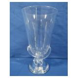 Crystal Vase-Etched on Bottom