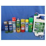 Weed Killer Sprays, Cleaning Sprays (some full)