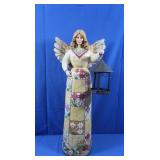 Jim Shore Hartwood Creek Lg Angel w/Lantern