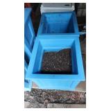 2 Acrylic Outdoor Planters 20x20x19"