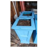 2 Acrylic Outdoor Planters 15x15x27"