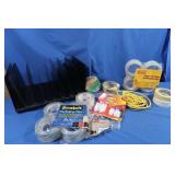 Metal Folder Organizer, New Scotch Tape Rolls &