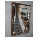 Glass Wall Mount Mirror 26x39"