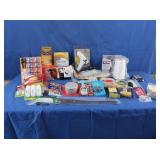 Command Hooks, Duster Refill Box, Hot Glue Gun &