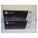 HP Laser Jet Og. HP Toner 206x Yellow