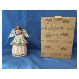 Jim Shore Hartwood Creek Stitched w/Love Angel