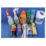 Clorox Bleach, Insect Killer Sprays (all half