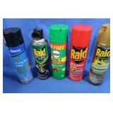 Insect Killer Sprays (half full)