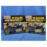 2 42-Gal Contractor Bags