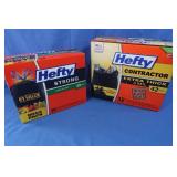 Hefty 24 Gal Contractor Bags, Hefty 39 Gal Bags