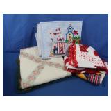 6 Quilted Wall Tapestries-various sizes