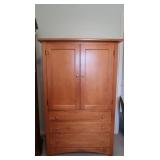 Wooden Armoire 37x19dx61.5"h