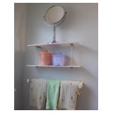 Bathroom Mirror, sm Decorative Containers, Hand