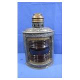 Antique Ships Marine Bow Lamp w/Brass Accents