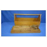 Oak Carpenters Tool Chest w/Tray