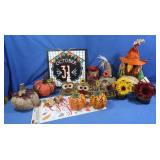 Fall Decor-Pumpkins, Scarecrows