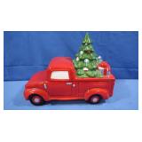 Red Shed Christmas Truck Cookie Jar