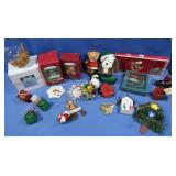 Lenox, Gorham, Hallmerk & other Tree Ornaments