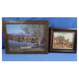 Wood Framed Cow Print, Wood Framed Print