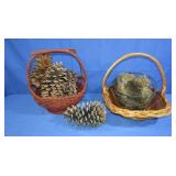 Giant Pine Cones & Baskets