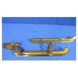 Antique Juweeltje Wooden Ice Skates