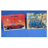 Camaro SS & Nash 400 Metal Signs