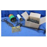 Tin Snips, Box Wrenches, Nails, Bolts