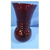 Vintage Anchor Hocking Royal Ruby Vase