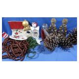Bejeweled Candle Stands, Bristle Trees, Large
